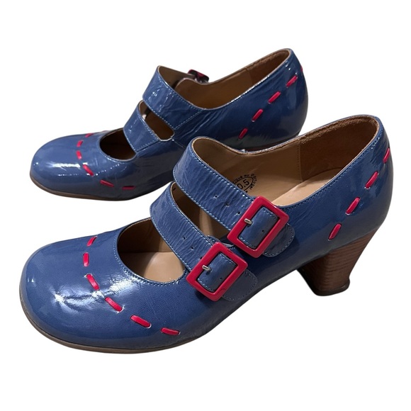 John Fluevog OPERETTAS CAVALIERI DOUBLE STRAP MARY JANE SZ 10.5  Made - Picture 6 of 13